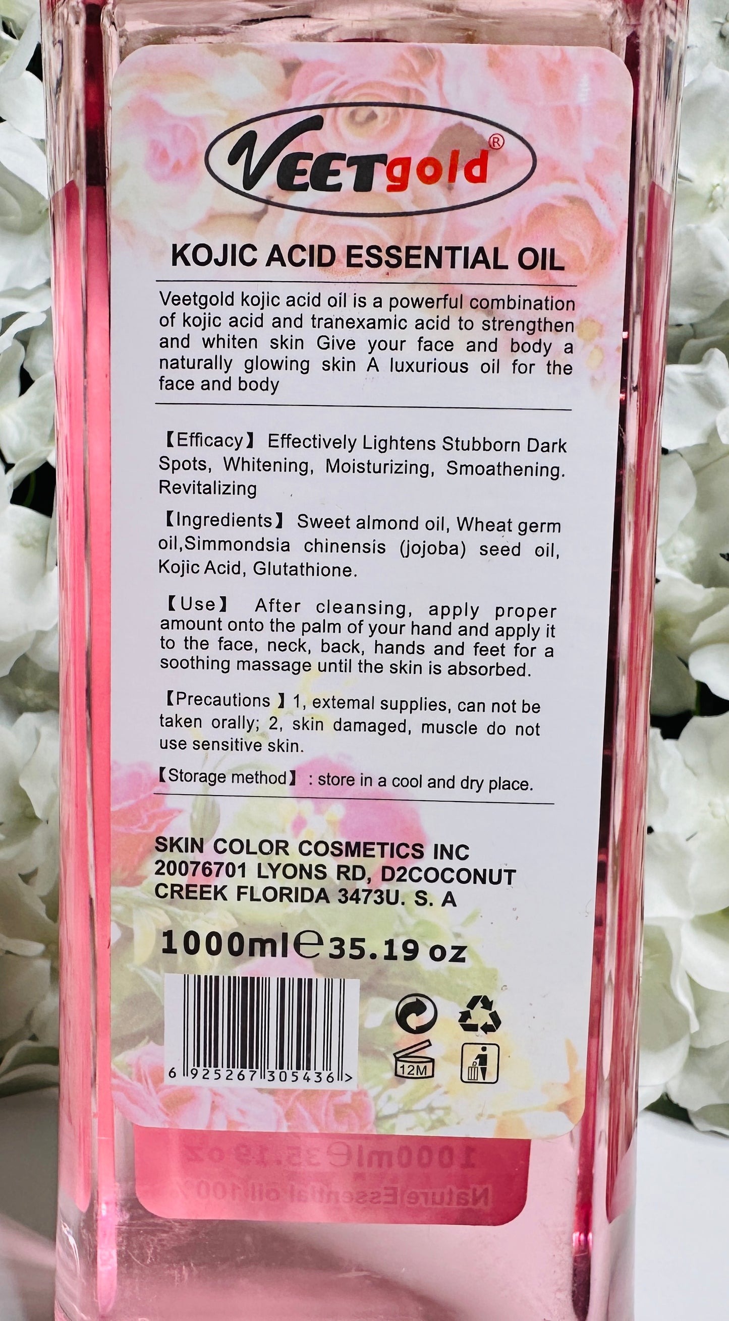 Veet gold oil