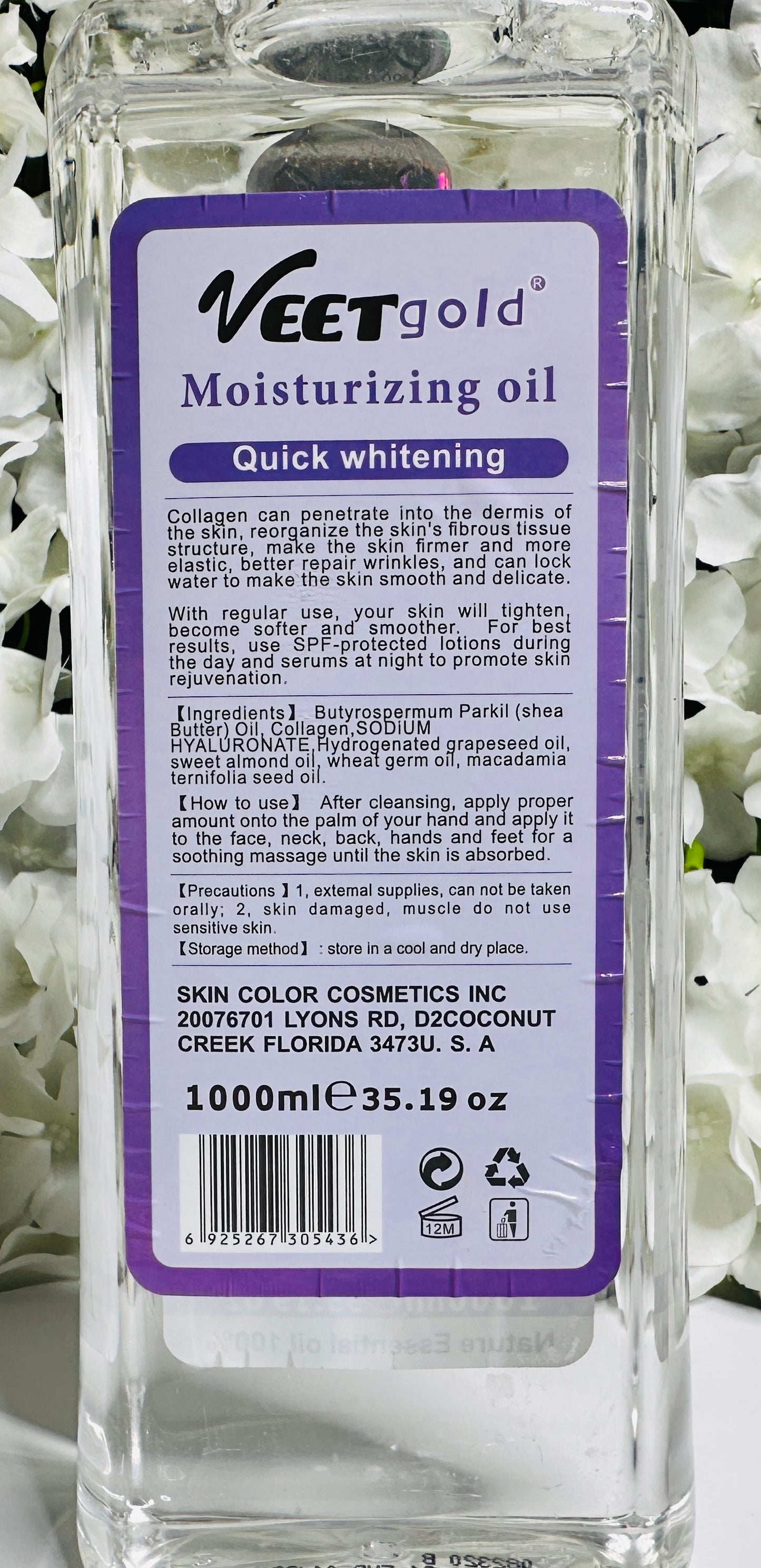 Veet gold oil