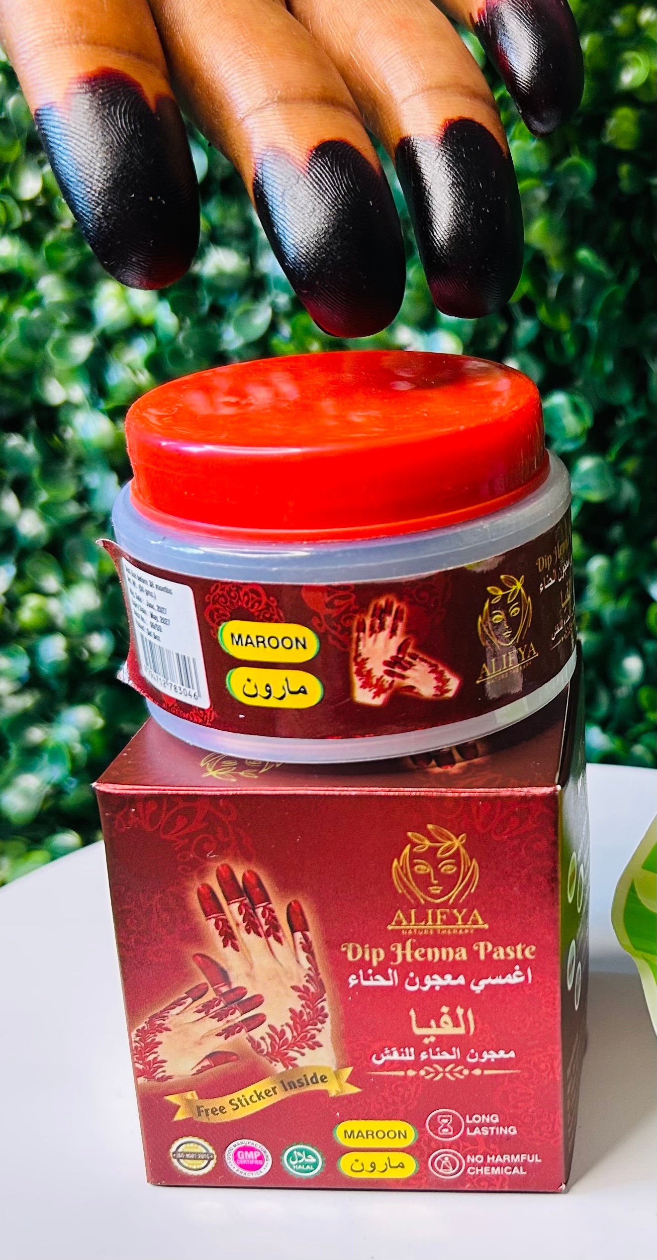 Cherry Red Henna