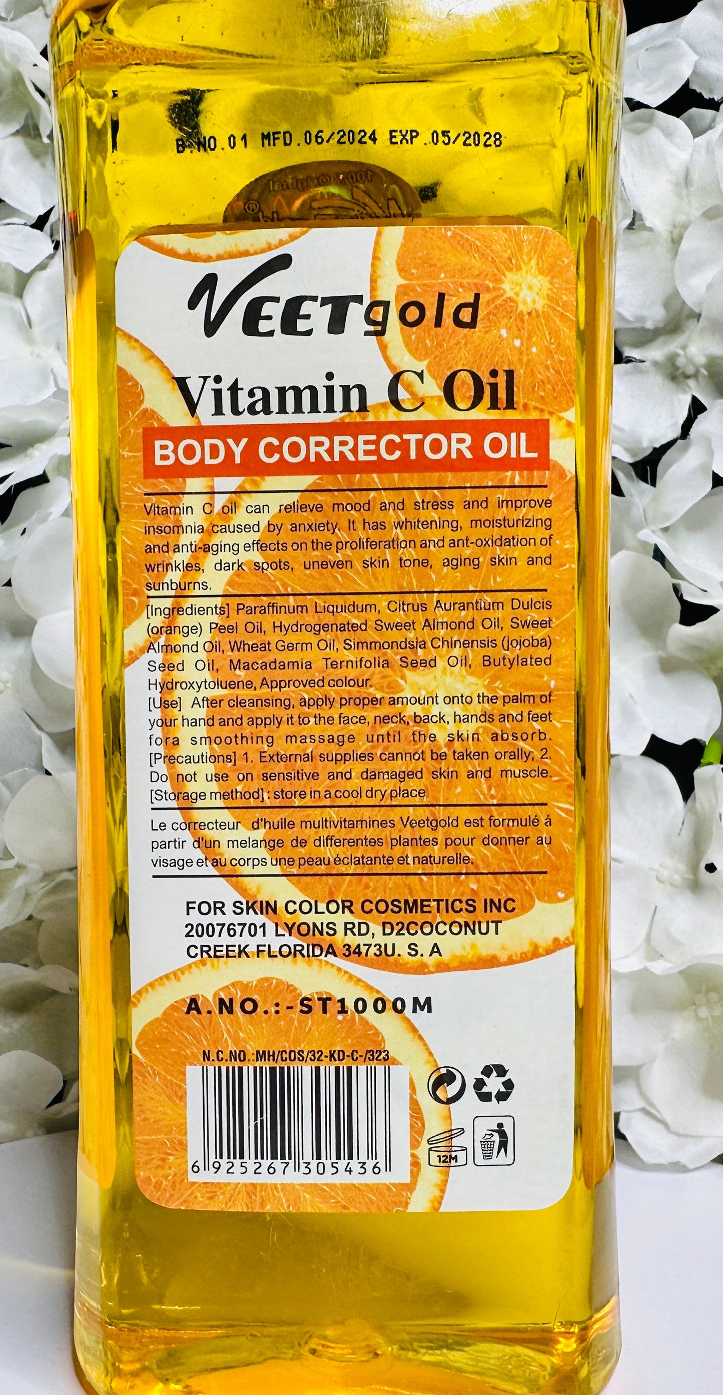 Veet gold oil
