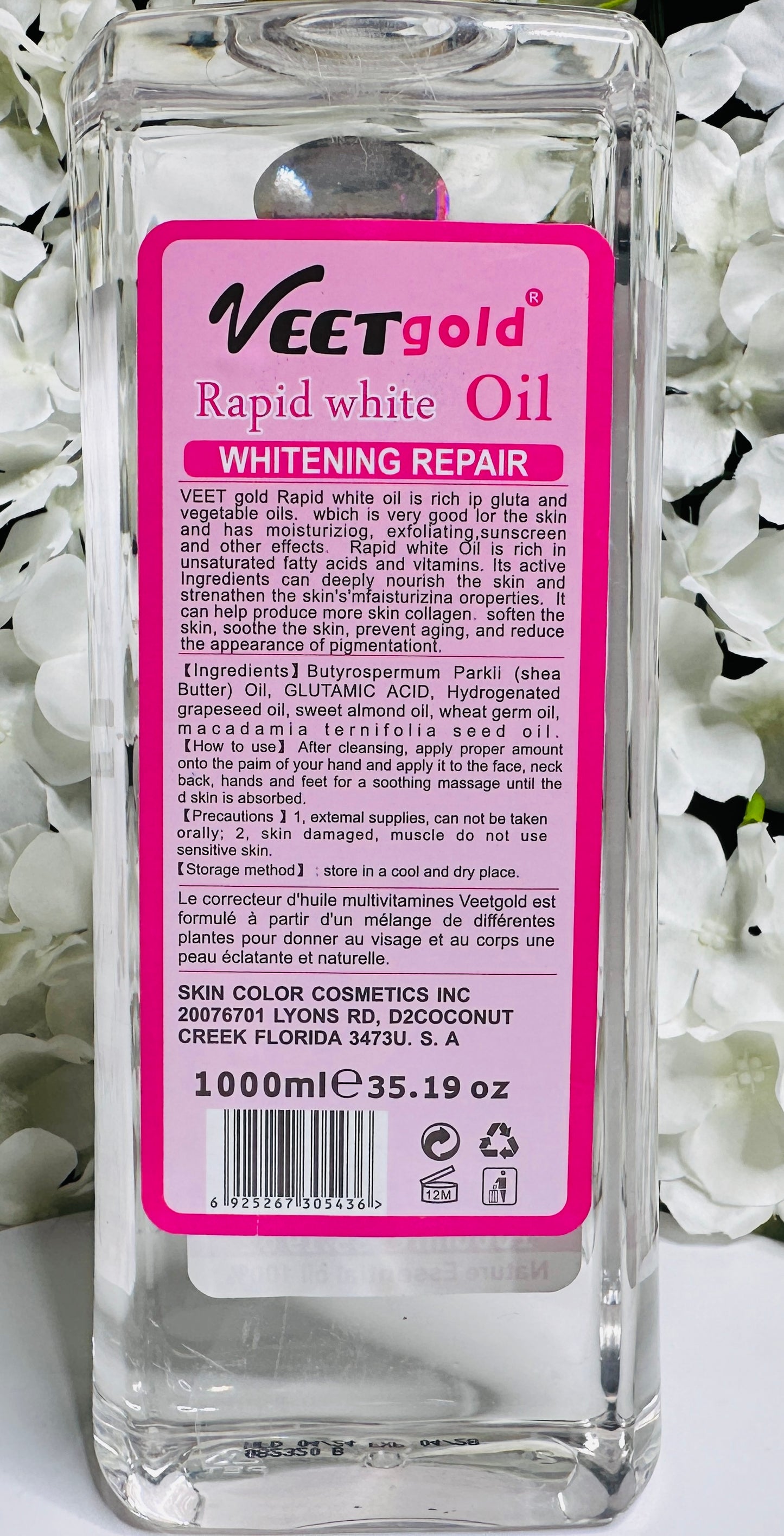Veet gold oil